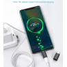 Adaptador compatible con conector Apple lightning hembra a Tipo C USB-C macho Negro / plata - Compatible con iPhone iPad etc...