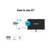 Receptor de pantalla WiFi M2 Pro 1080p TV Stick Stream Cast - Compatible con Anycast, DLNA, Miracast, Airplay, Android TV Dongle