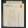 Adaptador Red Xiaomi MDY-12-EH Blanco + Cable USB-C 67W XHyperCharge Combo (Type-A) | Carga Rápida y Segura