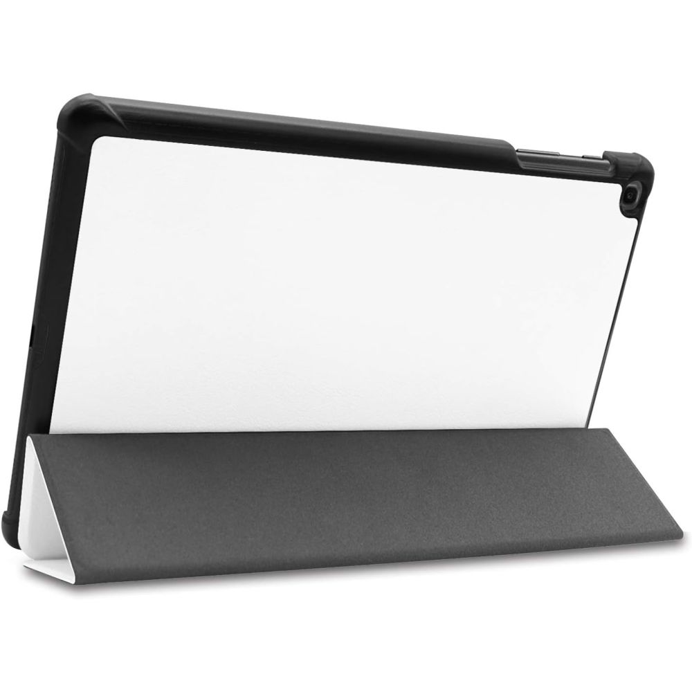 Funda compatible con SAMSUNG GALAXY TAB S5E 10.5'' T720 T725 Tapa soporte Cuero sintético - BLANCO