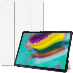 Funda compatible con SAMSUNG GALAXY TAB S5E 10.5'' T720 T725 Tapa soporte Cuero sintético - BLANCO