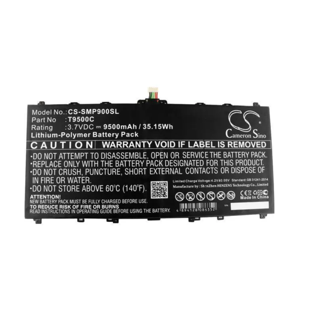 CAMERON SINO Batería T9500C para Samsung Galaxy Note Pro 12.2 P9050 * 9500mAh * Alta calidad y rendimiento