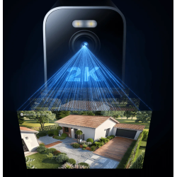 XIAOMI BW300 Outdoor Camera - Cámara de vigilancia Exterior WiFi 2K - Visión nocturna, detección de movimiento