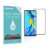 Protector de pantalla compatible con HUAWEI P30 * Borde negro * Cristal templado