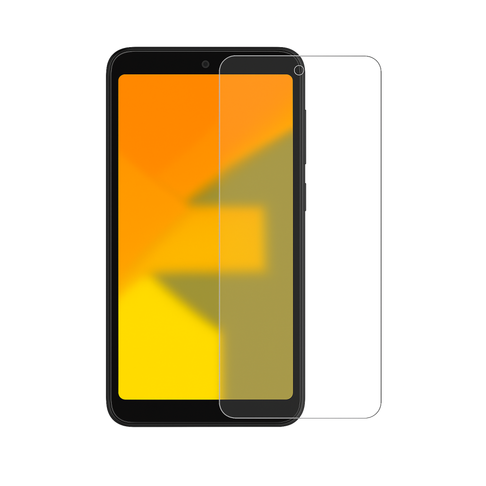 Protector de pantalla compatible con ZTE BLADE A450 ⋆ Cristal templado plano 9H ⋆ Protección duradera y clara
