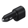 Cargador de coche doble USB-C 45W + 15W Carga Rápida ⋆ Incluye cable tipo C ⋆ Carga rápida para dispositivos móviles