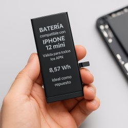 Batería compatible con IPHONE 12 MINI * Válida para todos los APN * Capacidad 8.57 Wh