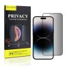 Protector de pantalla compatible con IPHONE 14 PRO MAX Templado negro privacidad antiespías