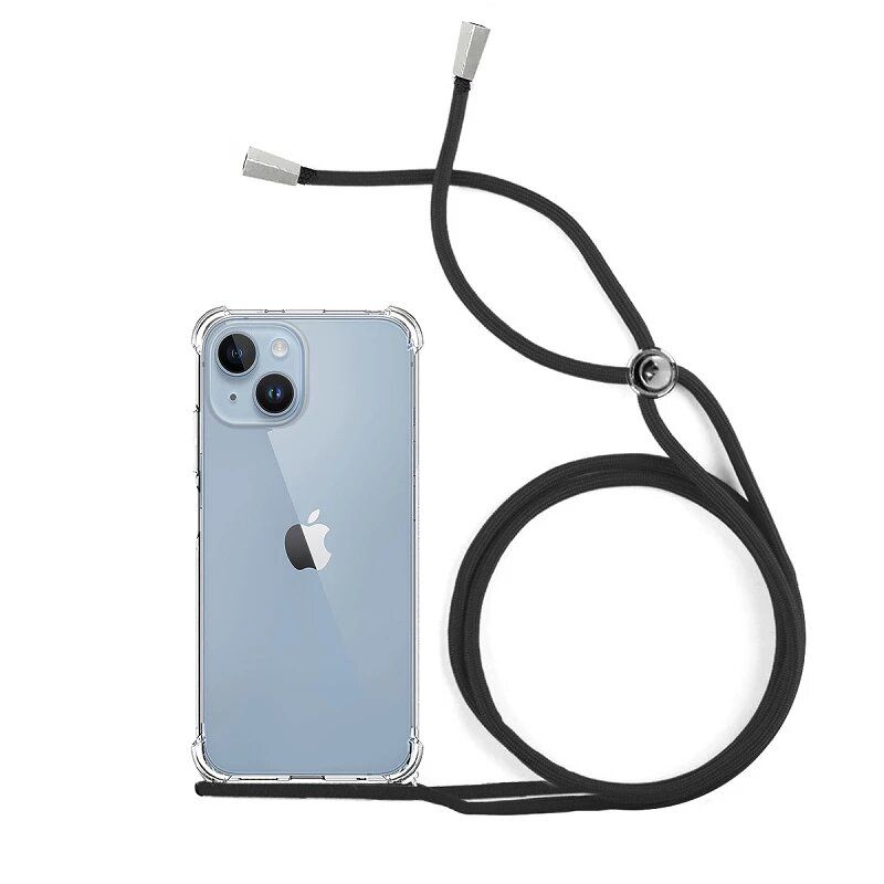 Funda Silicona Con Cuerda Para iPhone 14 Plus