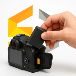 Bateria compatible EN-EL15 Nikon Z6 Z7 D500 D600 D610 D800 D850 D800E D750 D7000 D7100 D7200 2550mAh