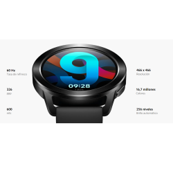 XIAOMI WATCH S3 Negro ⋆ Reloj inteligente con múltiples funciones de salud y deporte ⋆ Pantalla AMOLED de 1.43"
