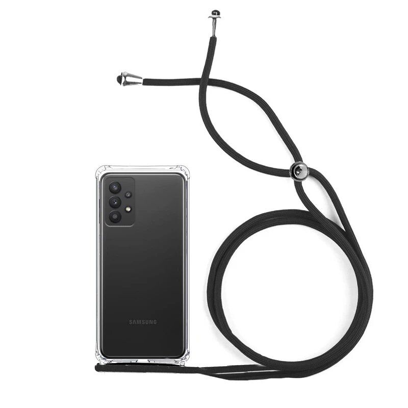 Funda compatible con XIAOMI REDMI NOTE 11 4G / REDMI NOTE 11S 4G * Silicona transparente * Con cordón