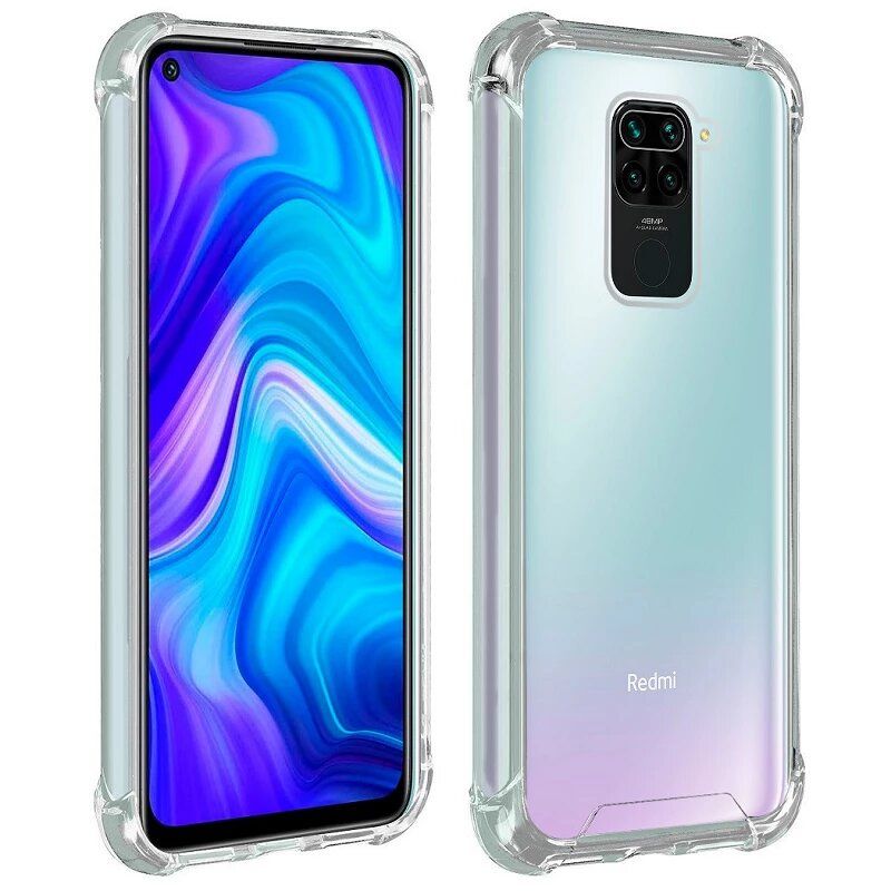 Funda compatible con XIAOMI REDMI NOTE 10 4G / NOTE 10S * Silicona transparente * Esquinas reforzadas