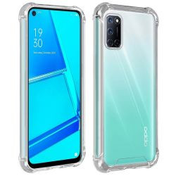 Funda compatible con OPPO A15 Silicona transparente esquinas reforzadas