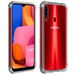 Funda compatible con SAMSUNG GALAXY A02S Silicona transparente esquinas reforzadas