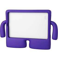 Funda compatible con tablet SAMSUNG TAB 4 7'' T230 T231 silicona goma con asas infantiles - Color rosa