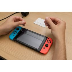 Protector de pantalla compatible con NINTENDO SWITCH * Cristal templado 9H * Alta resistencia