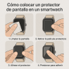 Protector pantalla APPLE WATCH 42 MM ⋆ Cristal templado ⋆ Borde negro ⋆ Alta resistencia y protección