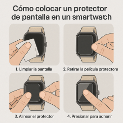 Protector de pantalla compatible con GARMIN FORERUNNER 235 Cristal templado resistente a arañazos 9H ultra fino