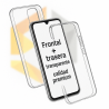 Funda doble 360º compatible con XIAOMI POCO M3 * Frontal silicona y trasera policarbonato * Transparente
