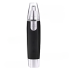 Recortador eléctrico nariz orejas cejas ⋆ Indoloro ⋆ Acero inoxidable ⋆ Impermeable ⋆ Funciona con pila (no incluida)