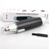 Recortador eléctrico nariz orejas cejas ⋆ Indoloro ⋆ Acero inoxidable ⋆ Impermeable ⋆ Funciona con pila (no incluida)