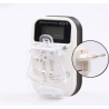 Cargador USB de batería universal con pantalla LCD ⋆ Indicado para baterías de móvil, cámara, GPS y más ⋆ Entrada 100-240V NEGRO