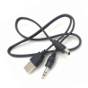 Cable Adaptador USB Macho / Mini USB Macho / Jack Macho 2 en 1 ⋆ Audio y carga para dispositivos Bluetooth y altavoces