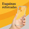 Funda compatible con APPLE IPHONE 5 / 5S / SE 2016 ⋆ Silicona transparente ⋆ Esquinas reforzadas ⋆ Antigolpes ligera