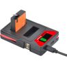 Cargador para 2 baterías GoPro HERO 5 / 6 / 7 ⋆ LED Smart USB Dual Charger ⋆ Input 5V 2A ⋆ Output 4.2V 600mA ⋆ CE, FCC, RoHS