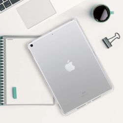 Funda compatible con IPAD 10.2 (2019 / 2021) ⋆ Ultrafina y Flexible de TPU ⋆ Transparente, Acceso a puertos y botones