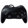 Mando compatible con Nintendo Wii Clásico Pro ⋆ Con cable ⋆ Color negro ⋆ Compatible juegos retro y actuales 🎮✨
