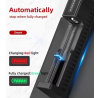 Cargador de batería pila 18650 ⋆ 2 ranuras ⋆ Cargador de litio recargable 4.2V ⋆ Para linterna y láser ⚡🔋
