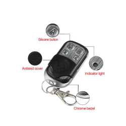 Mando universal para puerta de garaje 433,92 MHz ⋆ 4 botones ⋆ Compatible chips fijos y rolling-code ⋆ Envío desde España