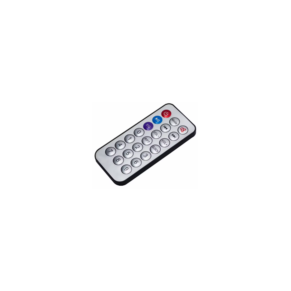 Mando a distancia IR Bluetooth infrarrojo de 21 teclas – Control remoto para MP3 y dispositivos de audio