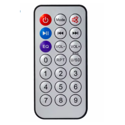 Mando a distancia IR Bluetooth infrarrojo de 21 teclas – Control remoto para MP3 y dispositivos de audio