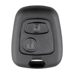Carcasa para mando a distancia Peugeot 106 206 107 207 407 806 + Funda silicona llave automática de 2 botones, fácil instalación