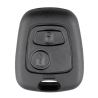 Carcasa para mando a distancia Peugeot 106 206 107 207 407 806 + Funda silicona llave automática de 2 botones, fácil instalación