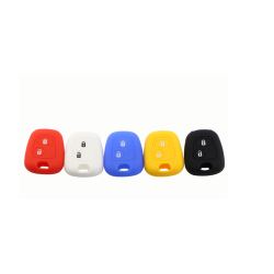 Carcasa para mando a distancia Peugeot 106 206 107 207 407 806 + Funda silicona llave automática de 2 botones, fácil instalación