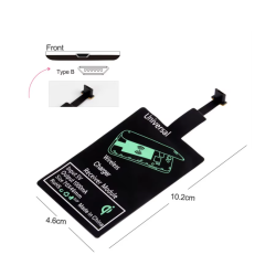 Receptor Qi para carga inalámbrica – Adaptador micro USB tipo B para Android ⋆ Verifica el sentido del conector