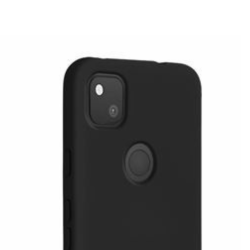 Funda compatible con GOOGLE PIXEL 4A 4G ⋆ Silicona negra flexible antideslizante y ultrafina