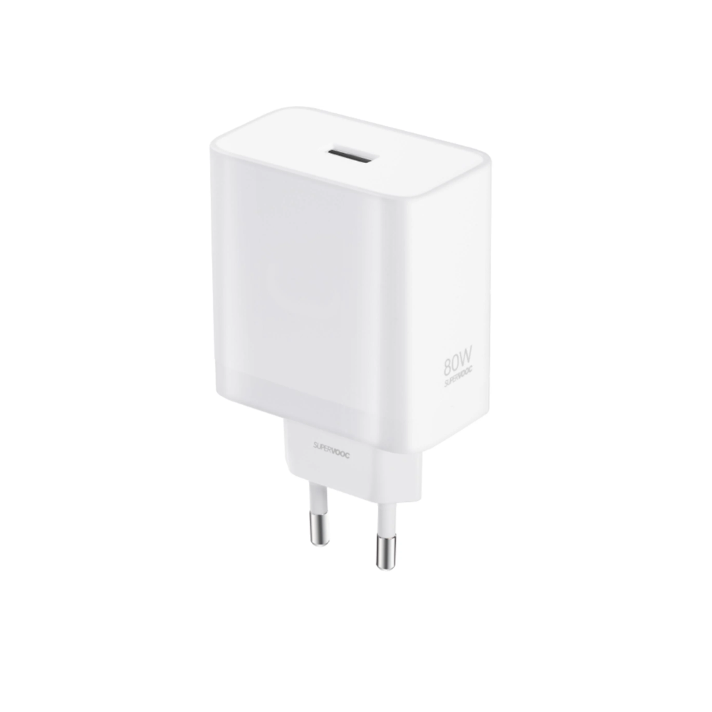 OPPO original Cargador SUPERVOOC 80W – Blanco – USB-A – Carga rápida hasta 80W ⚡🔌