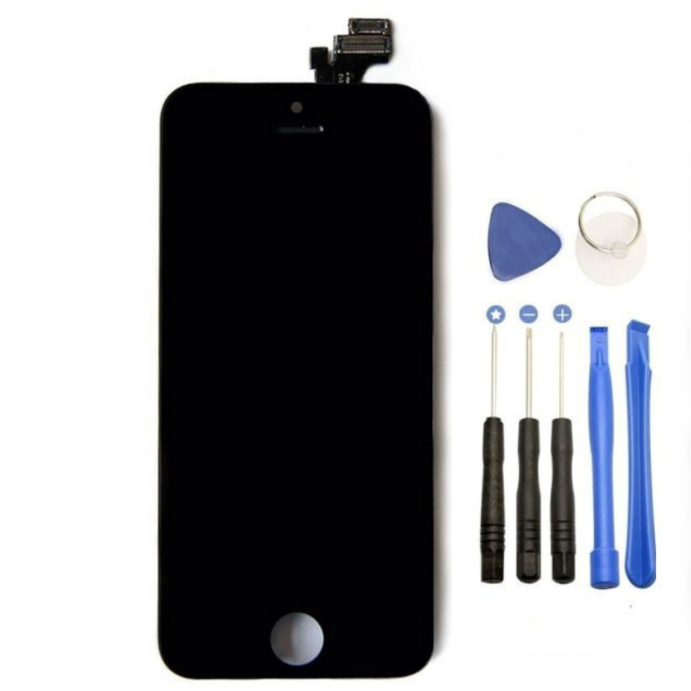 Pantalla LCD + táctil negra compatible para iPHONE SE (2016) – Modelos A1662 / A1723 / A1724 – Repuesto 📱🔧