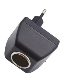 Adaptador de corriente mechero 220V CA a 12V CC – Uso en casa de dispositivos de coche – Enchufe europeo – 600 mA 🔌🚗
