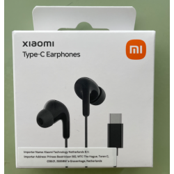 XIAOMI Auriculares con conector USB-C ⋆ Color negro ⋆ Sonido potente ⋆ 1,25 m cable TPE ⋆ 32 Ω ⋆ 13,5 g 🎧📱🖤