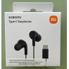 XIAOMI Auriculares con conector USB-C ⋆ Color negro ⋆ Sonido potente ⋆ 1,25 m cable TPE ⋆ 32 Ω ⋆ 13,5 g 🎧📱🖤