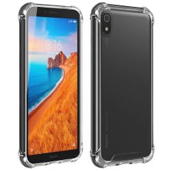 Funda compatible con XIAOMI REDMI 7A Silicona transparente esquinas reforzadas