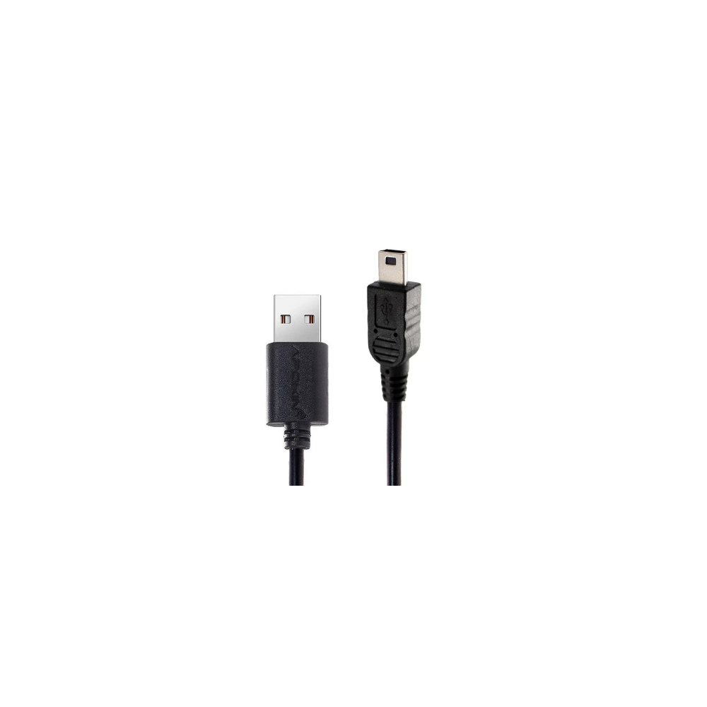Cable MINI USB ⋆ Longitud 1 m ⋆ Conexión de datos y carga ⋆ Color negro ⋆ Compatible con cámaras, GPS, MP3, etc. 🔌📷🖤