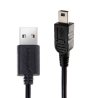 Cable MINI USB ⋆ Longitud 1 m ⋆ Conexión de datos y carga ⋆ Color negro ⋆ Compatible con cámaras, GPS, MP3, etc. 🔌📷🖤