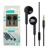 Auriculares con micrófono ⋆ Jack 3.5 mm ⋆ 1.2 m ⋆ Hi-Res Audio ⋆ Graves potentes ⋆ 109 dB SPL ⋆ Negros 🎧🎙️🖤